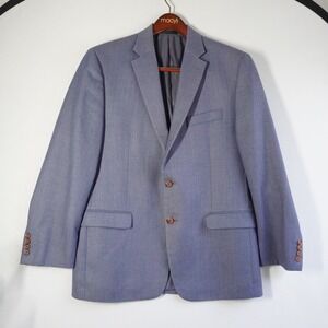 Lauren Ralph Lauren Blue Two Button Blazer Jacket Classic Fit Professional 42R